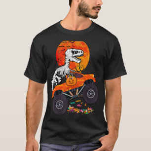 Skeleton Dinosaur Monster Truck Moon Snoep Toddler T-shirt