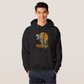 Skeleton Dinosaur Trex Dino Pumpkins Moon Boys Hal Hoodie (Voorkant volledig)
