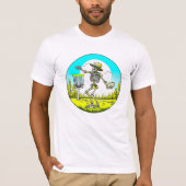 Skeleton Disc Golfen T-shirt (Voorkant)