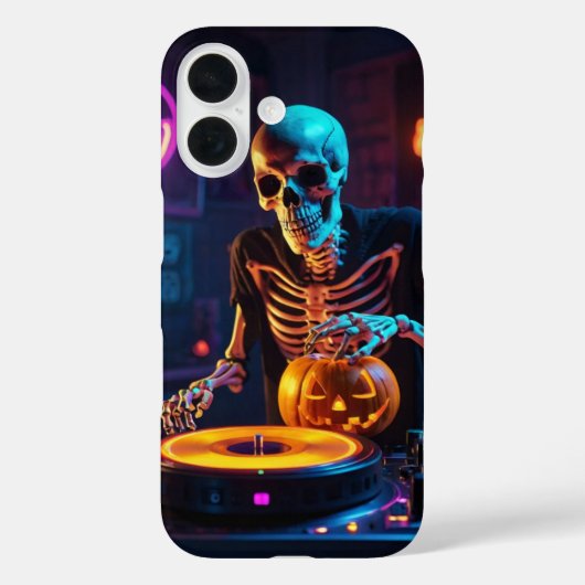 Skeleton DJ Case-Mate iPhone Case (Achterkant)
