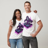  Skeleton DJ T-shirt (Unisex)