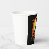 Skeleton Dog Halloween Art Papieren Bekers (Rechts)