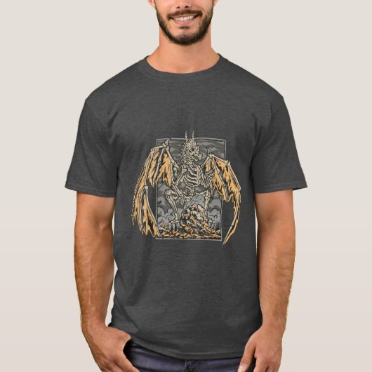 Skeleton Dragon T-shirt (Voorkant)