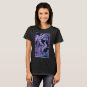Skeleton Drink giftige Gothic Occult Art T-shirt (Voorkant volledig)