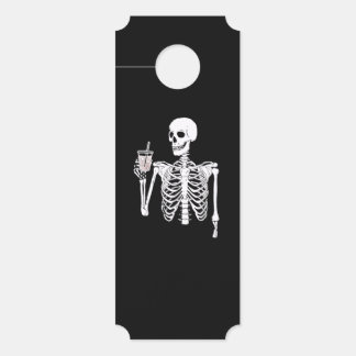 Skeleton Drink Koffie Deurhanger