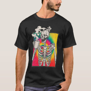 Skeleton Drink koffie Lgbt Q Transgender Pride T-shirt
