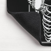 Skeleton Drinking Coffee Lover Funny Halloween Sku Muismat (Hoek)