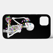 Skeleton Eating Halloween Snoep Case-Mate iPhone Case (Achterkant (horizontaal))