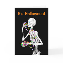 Skeleton Eating Halloween Snoep