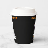 Skeleton Eating Halloween Snoep Papieren Bekers (Links)