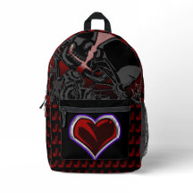 Skeleton emo liefhebbers met hart