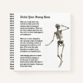 Skeleton Endorfines Notitieboek (Voorkant)