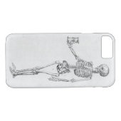 Skeleton Engraving iPhone Case (Achterkant (Horizontaal))