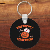 Skeleton Er Nurse Spoedeisende Hulp Halloween D Sleutelhanger (Voorkant)