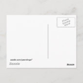 Skeleton Eten Halloween Snoep (met Spider) Briefkaart (Achterkant)