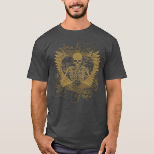 Skeleton Fairy Grunge Fairycore Aesthetic Butterfl T-shirt