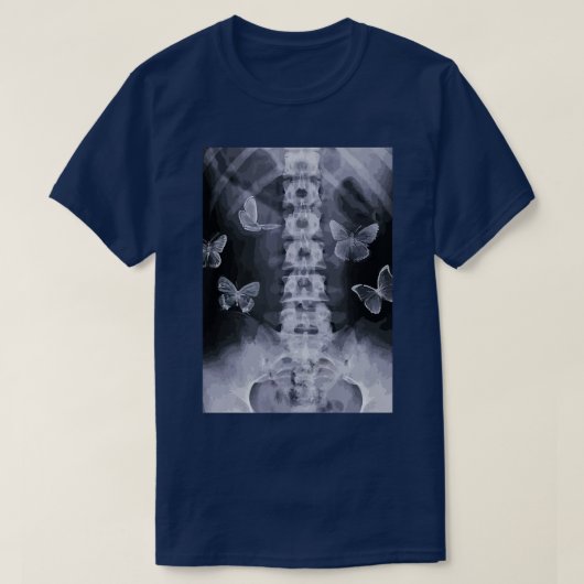 Skeleton Fairy Grunge Fairycore Aesthetische Gothi T-shirt (Design voorkant)