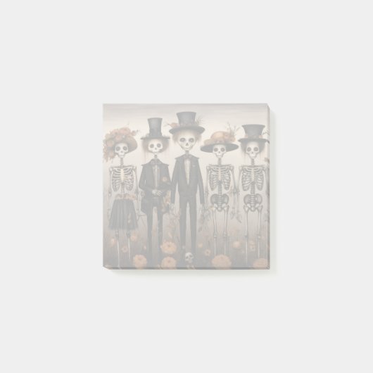 Skeleton familie Halloween Post-it® Notes (Voorkant)