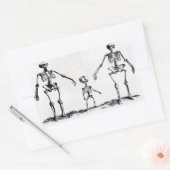 Skeleton Family Sticker (Envelop)