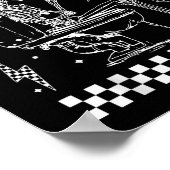 Skeleton Fatherhood I Cant Talk Right Now I'm Doin Poster (Hoek)