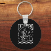 Skeleton Fatherhood I Cant Talk Right Now I'm Doin Sleutelhanger (Voorkant)