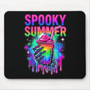 Skeleton Feest Summerween Sfeer Spookachtige Zomer Muismat