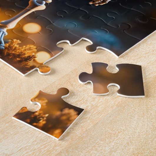 Skeleton figuur puzzel legpuzzel (Zijkant)