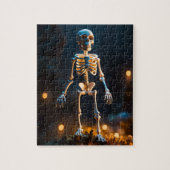 Skeleton figuur puzzel legpuzzel (Verticaal)