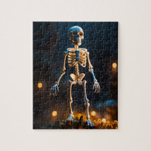 Skeleton figuur puzzel legpuzzel