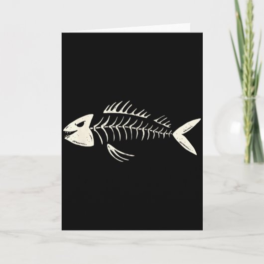 Skeleton Fish Bone Collectors Kaart (Voorkant)