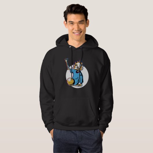 Skeleton Flame Soccer Hoodie (Voorkant volledig)