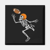 Skeleton Football Halloween Costume Mens Boys Teen Magneet (Voorkant)