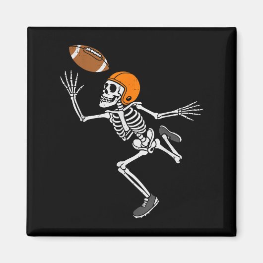 Skeleton Football Halloween Costume Mens Boys Teen Magneet (Voorkant)