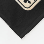 Skeleton Funny Tarot Kaart Night Shift Squad Hallo Fleece Deken (Hoek)