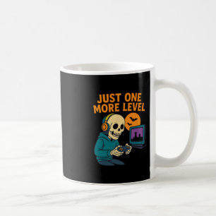 Skeleton Gamer – Gewoon Eén Niveau Meer Koffiemok