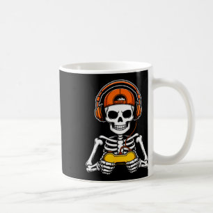 Skeleton Gamer Grappige Halloween Gaming Controlle Koffiemok