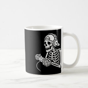 Skeleton Gamer Grappige Video Gaming Controller Ho Koffiemok