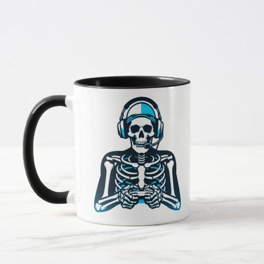 Skeleton Gamer Skull – Gaming Headset Controller D Mok (Links)