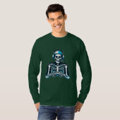 Skeleton Gamer Skull – Gaming Headset Controller D T-shirt (Voorkant volledig)
