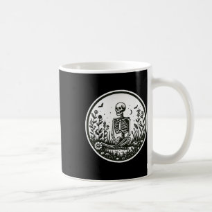 Skeleton Gardener Planten Halloween Gardening 1 Koffiemok