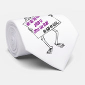 Skeleton Gekke Clean Halloween Joke Mannen Stropda Stropdas (Opgerold)