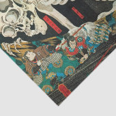 Skeleton gemanipuleerd door Witch, Kuniyoshi Tissuepapier (Detail)