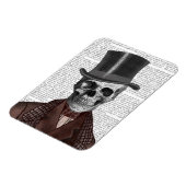 Skeleton Gentleman en Top hat Magneet (Linkerzijde)