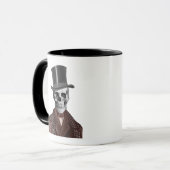 Skeleton Gentleman en Top hat Mok (Voorkant links)