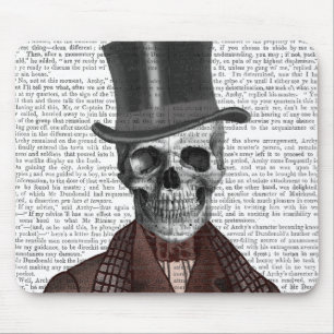 Skeleton Gentleman en Top hat Muismat