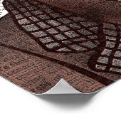 Skeleton Gentleman en Top hat Poster (Hoek)