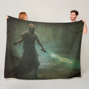 SKELETON GHOST FLEECE DEKEN