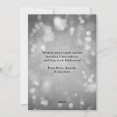 Skeleton Ghost Jack OHappy Halloween Feestdagenkaart (Achterkant)