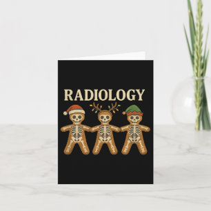 Skeleton Gingerbread Radiology Kerstvakantie X Kaart