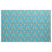 Skeleton Gingerbrood Man Patroon Stof (Fat Quarter)
